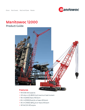 Lánctalpas daruk - rácsos gém Manitowoc 12000 E