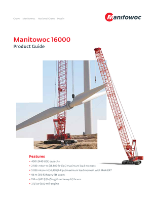Lánctalpas daruk - rácsos gém Manitowoc 16000