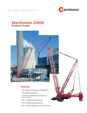 Lánctalpas daruk - rácsos gém Manitowoc 21000