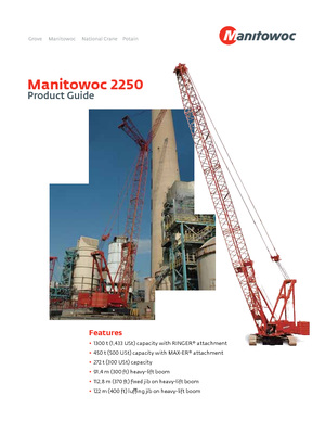 Lánctalpas daruk - rácsos gém Manitowoc 2250