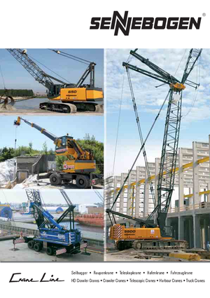 Lánctalpas daruk - rácsos gém Sennebogen 6130 HD