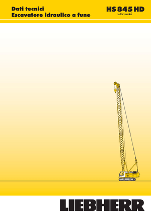 Lánctalpas daruk - rácsos gém Liebherr HS 845 HD Litr.