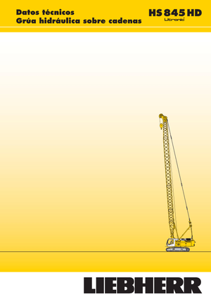 Lánctalpas daruk - rácsos gém Liebherr HS 845 HD Litr.