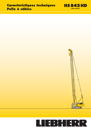 Lánctalpas daruk - rácsos gém Liebherr HS 845 HD Litr.