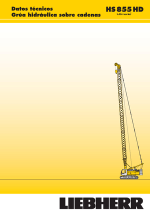Lánctalpas daruk - rácsos gém Liebherr HS 855 HD Litr.