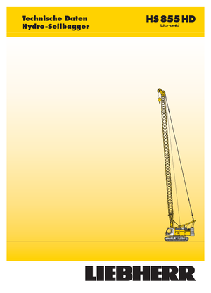 Lánctalpas daruk - rácsos gém Liebherr HS 855 HD Litr.