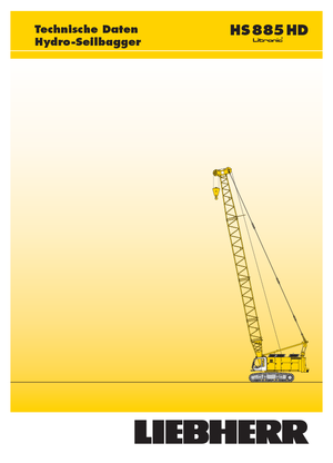 Lánctalpas daruk - rácsos gém Liebherr HS 885 HD Litr.