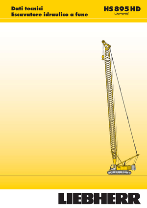 Lánctalpas daruk - rácsos gém Liebherr HS 895 HD