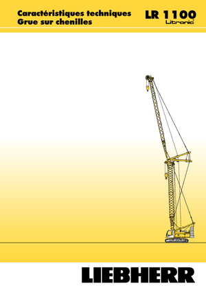 Lánctalpas daruk - rácsos gém Liebherr LR 1100