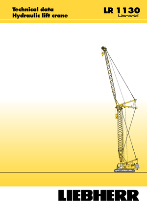 Lánctalpas daruk - rácsos gém Liebherr LR 1110
