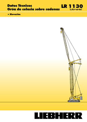 Lánctalpas daruk - rácsos gém Liebherr LR 1110