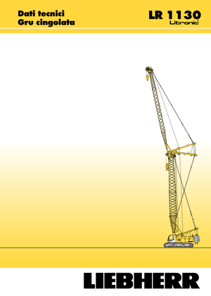Lánctalpas daruk - rácsos gém Liebherr LR 1110