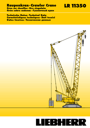 Lánctalpas daruk - rácsos gém Liebherr LR 11350