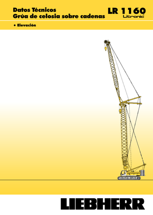 Lánctalpas daruk - rácsos gém Liebherr LR 1160