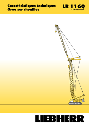 Lánctalpas daruk - rácsos gém Liebherr LR 1160