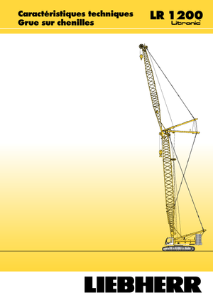 Lánctalpas daruk - rácsos gém Liebherr LR 1200