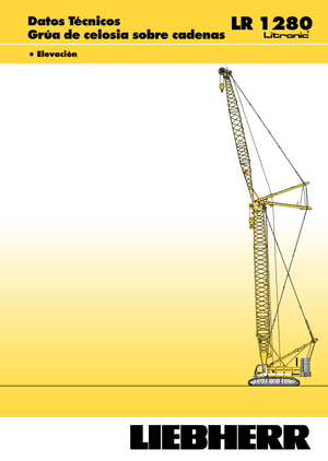 Lánctalpas daruk - rácsos gém Liebherr LR 1280