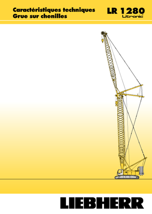 Lánctalpas daruk - rácsos gém Liebherr LR 1280
