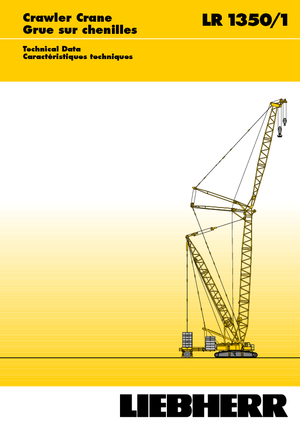 Lánctalpas daruk - rácsos gém Liebherr LR 1350/1