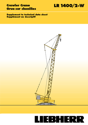 Lánctalpas daruk - rácsos gém Liebherr LR 1400/2