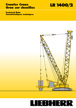 Lánctalpas daruk - rácsos gém Liebherr LR 1400/2