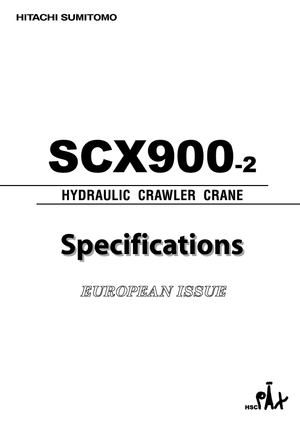 Lánctalpas daruk - rácsos gém Hitachi Sumitomo SCX 900-2