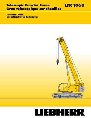 Lánctalpas daruk - teleszkópos gém Liebherr LTR 1060