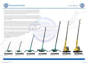 Lánctalpas daruk - teleszkópos gém Maeda MC 405 CRME
