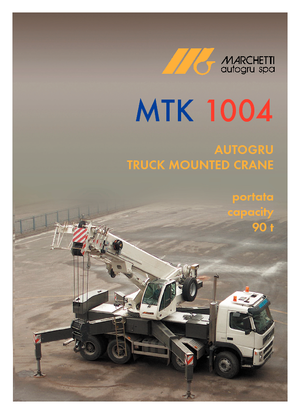 Lánctalpas daruk - teleszkópos gém Marchetti MTK 1004 C