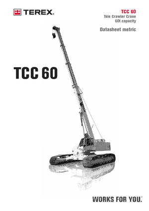Lánctalpas daruk - teleszkópos gém Terex Bendini TCC 60