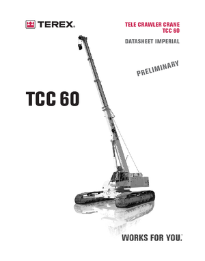 Lánctalpas daruk - teleszkópos gém Terex Bendini TCC 60