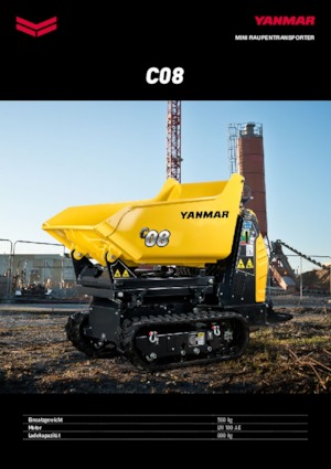 Lánctalpas dömperek Yanmar C 08 HI Tip +