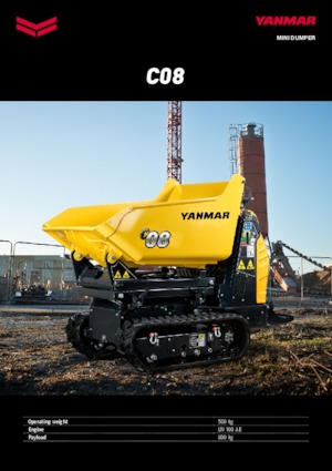 Lánctalpas dömperek Yanmar C 08 HI Tip +