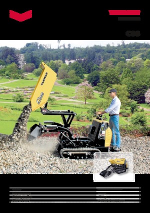 Lánctalpas dömperek Yanmar C 08 HI Tip +