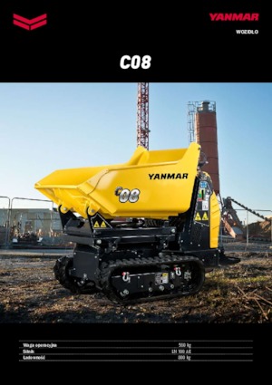 Lánctalpas dömperek Yanmar C 08 HI Tip +