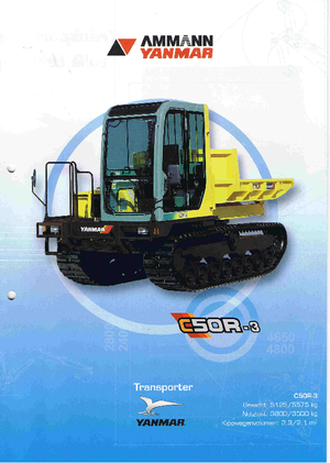 Lánctalpas dömperek Yanmar C 50 R 3