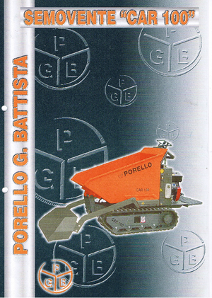 Lánctalpas dömperek Porello Car 100