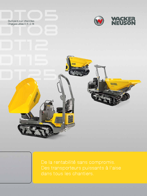 Lánctalpas dömperek Wacker Neuson DT08