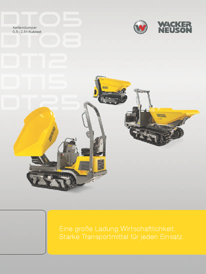 Lánctalpas dömperek Wacker Neuson DT08