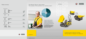 Lánctalpas dömperek Wacker Neuson DT08