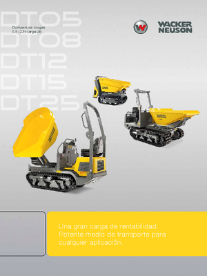 Lánctalpas dömperek Wacker Neuson DT08