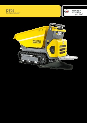 Lánctalpas dömperek Wacker Neuson DT05