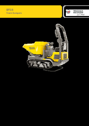 Lánctalpas dömperek Wacker Neuson DT15