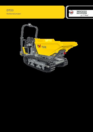 Lánctalpas dömperek Wacker Neuson DT23