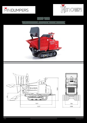 Lánctalpas dömperek Hinowa HS1102