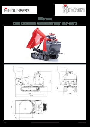Lánctalpas dömperek Hinowa HS1103