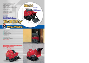 Lánctalpas dömperek Hinowa HS400