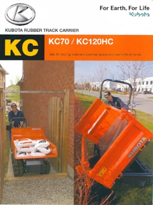 Lánctalpas dömperek Kubota KC120HC-4