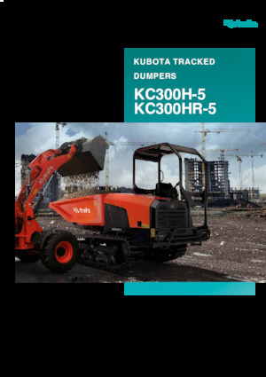 Lánctalpas dömperek Kubota KC300HR-5