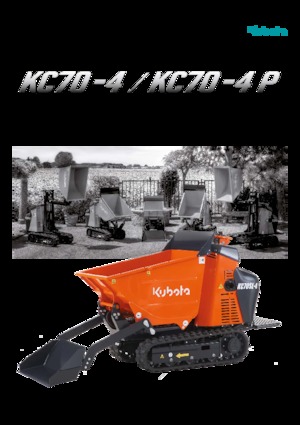 Lánctalpas dömperek Kubota KC70-4